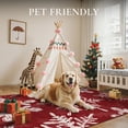thumbnail image 4 of KUETH Christmas Runner Rugs 2x5 Machine Washable Non Slip Red Rugs for Kitchen,doorways and Hallway Decor, 4 of 8