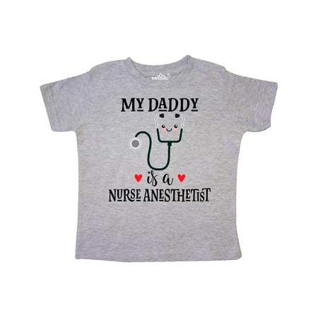 

Inktastic Nurse Anesthetist Dad Nursing Gift Toddler Boy or Toddler Girl T-Shirt