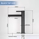 thumbnail image 2 of Grifo mezclador de baño de alta gama para máxima versatilidad Grifo de lavabo giratorio 360° de acero inoxidable, 2 of 5