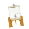 thumbnail image 1 of veasfak Glass Drink Dispenser 3.5L Cold Beverage Dispenser for Punch Water Daily Use Ball, 1 of 9