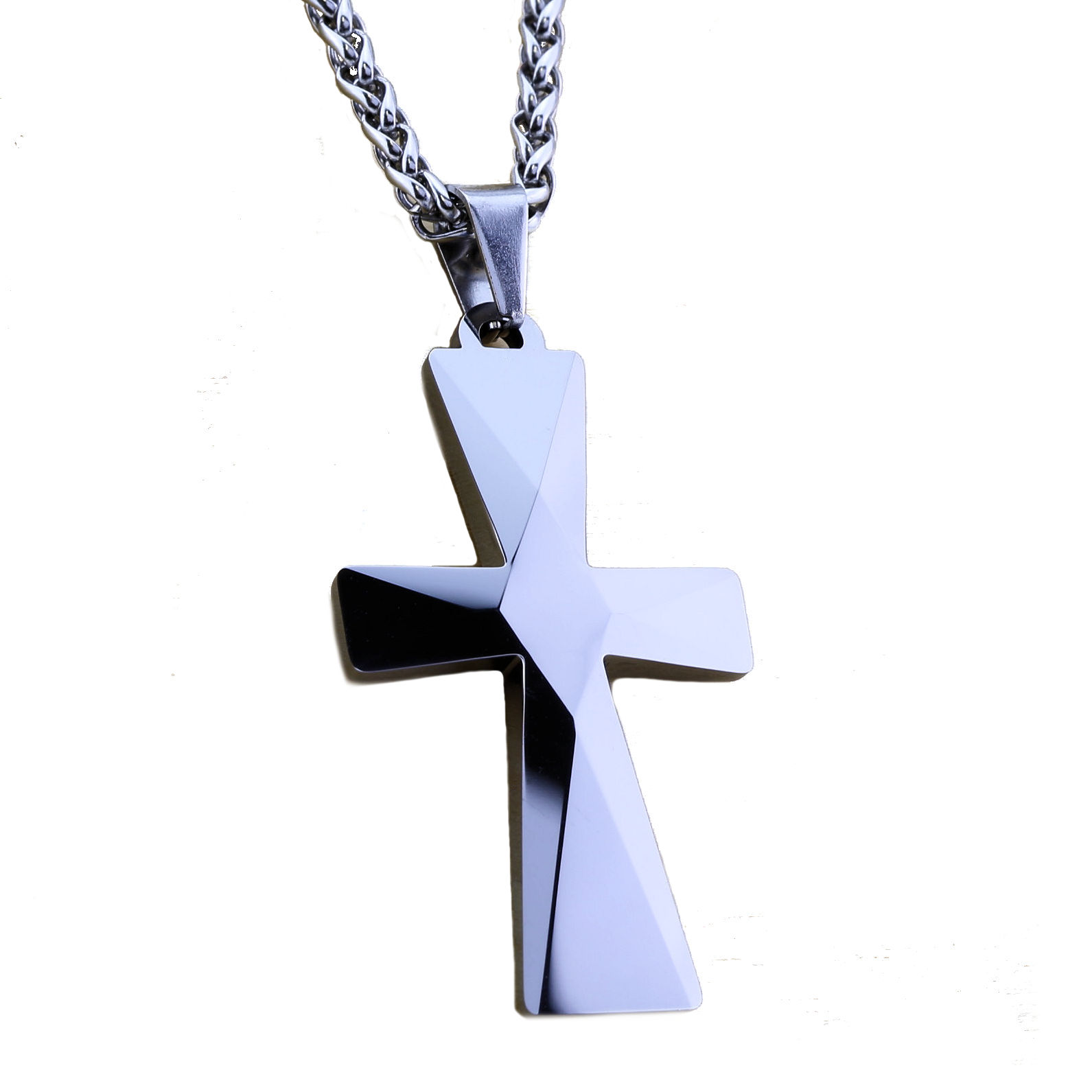 Tungsten Carbide Mirror Polished Cross 