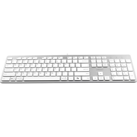 Adesso - Multi-OS Scissor switch Desktop keyboard (White) - White