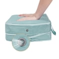 thumbnail image 4 of REGALWOVEN 1 Pack Foldable Clothes Storage, Storage Bags, Moving Bags for Organizing Bedroom, Clothing, Storage Containers with Handles Blue 15.5*12*4.5in, 4 of 7