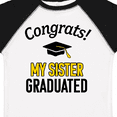 thumbnail image 4 of Inktastic Congrats My Sister Graduated with cap Boys or Girls Toddler T-Shirt, 4 of 5
