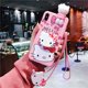 thumbnail image 1 of Funda con soporte y cuerda para OPPO, A74, A93, A96, A58, 4G, 5G, Realme, C21Y, C25Y, C33, C33s, C55, Hello Kitty Fivean unisex, 1 of 2
