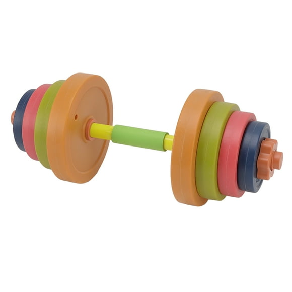 Adjustable Kids Dumbbell Toy, Plastic Fitness Weight Lifting Dumbbell for Children Anti Slip Relieve Hand Pressure Fill Toys Dumbbells with Sand or Water