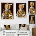 thumbnail image 4 of Designart "Priest In Golden Robes I" Religious Portrait Wall Art Living Room, 4 of 7