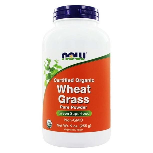 NOW Foods Wheat Grass Powder Organic 9 oz.