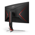 thumbnail image 5 of AOC C32G2E 31.5" Full HD LED Curved Gaming LCD Monitor - Black, Red, 5 of 5