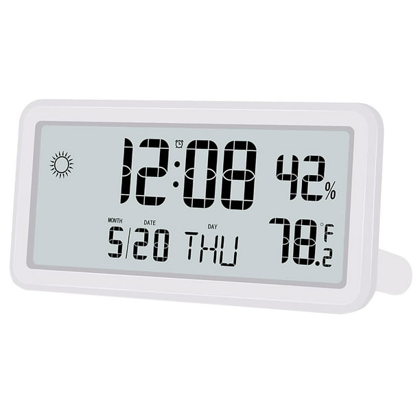 Growment Alarm Clock for Bedroom,Digital Wall Clocks,With Date,Week