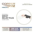 Copper Fit® Health Wrist Relief Plus Support Brace, One Size Fits Most