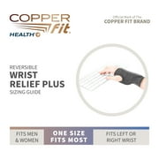 Copper Fit® Health Wrist Relief Plus Support | Carpal Tunnel | One Size Fits Most