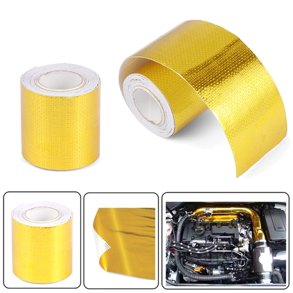 QCTime Self Adhesive Heat Reflective Tape High Temperature Car Heat Shield  Wrap Roll - Walmart.com
