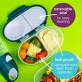 thumbnail image 5 of b.box Snack Box for Kids & Toddlers: 2 Compartment Snack Containers Mini Bento Box Lunch Box. Leak Proof BPA free Dishwasher safe. School Supplies. Ages 4 months+ (Strawberry Shake 12oz capacity), 5 of 5