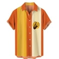 thumbnail image 1 of Mens Manga Corta Botón Abajo Camisas Casual de la Impresión de la Playa Cuello de Vuelta, Botón Tropical Arriba Blusa para Al Aire Libre, 1 of 4