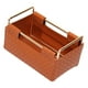 thumbnail image 5 of Cesta de almacenamiento Caja de almacenamiento Cesta de alimentos multifunción Contenedor de artículos diversos Maquillaje Marrón, 5 of 9