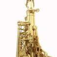 thumbnail image 4 of Soprano Saxophone, Bb Bend Althorn Soprano Sax Wind Instruments with Case Gloves Cleaning Cloth Belt, 4 of 7