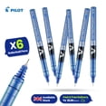 thumbnail image 6 of 6x Black Pilot BX V5 Hi-Tecpoint Rollerball Pens, 0.5mm Tip, Blue 6-Packs Pilot BX V5 Hi-Tecpoint Pens, Smooth Ink, Extra Fine Lines, 6 of 11