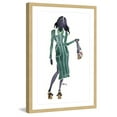 thumbnail image 2 of "Lady in Green" Framed Painting Print, 2 of 5