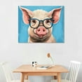 thumbnail image 2 of Nawypu Pig Art Print - Pig Decor - Pig with Glasses Art - Gifts for Pig Lovers - Cute Pig Print - Pig Gifts - Pig Wall Art - Pig Art from, 2 of 4