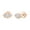 Rose Gold in Screw Back, variant on Collection IGI Certified 1.00 Carat Marquise Lab Grown White Diamond Bezel Set Solitaire Stud Earrings for Her in 10K Solid White Gold in Push Back