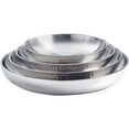 thumbnail image 2 of American Metalcraft 169 oz. Stainless Steel Double Wall Seafood Tray with Hammered Finish - 17 1/2", 2 of 2