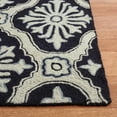 thumbnail image 3 of Safavieh Easy Care Kodney Trellis Area Rug, Black, 5' x 8', 3 of 11