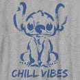 thumbnail image 2 of Boy's Lilo & Stitch Chill Vibes Stitch  Graphic Tee Athletic Heather Small, 2 of 5