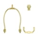 thumbnail image 4 of Kit de arpa de lámpara de 5 pulgadas Uxcell con soporte para pantalla de lámpara tono dorado, 1 juego, 4 of 6