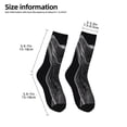 thumbnail image 2 of Goofa Geometric Lines Dog Art Pattern Children's Crew Socks, Kids' Daily Wear and Sports Socks, Breathable Socks, Sports Socks, Moisture-Wicking Socks for Children, 2 of 6