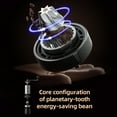 thumbnail image 3 of Manual Coffee Bean Grinder CNC Stainless Steel Hand Coffee Mill 5 Adjustable Settings Portable Hand Crank Burr Grinder for Drip Coffee / Espresso / French Press Perfect for Home Office and Camping, 3 of 9