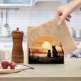 thumbnail image 6 of Cat Dog Trees Sun Clouds Napkin Holder for Table Clear Napkin Stand Paper Holder Acrylic Organizer Dispenser Napkins for Dinner Kitchen Restaurant Room, 6 of 8