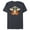 Navy Heather, variant on Grogu The Mandalorian Halloween Pirate Costume - Short Sleeve Blended T-Shirt for Adults - Customized-Celadon Snow Heather
