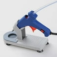 thumbnail image 3 of Portable 1-piece plastic glue gun stand - hot glue gun stand for DIY crafts, home use - no electricity required, 3 of 5