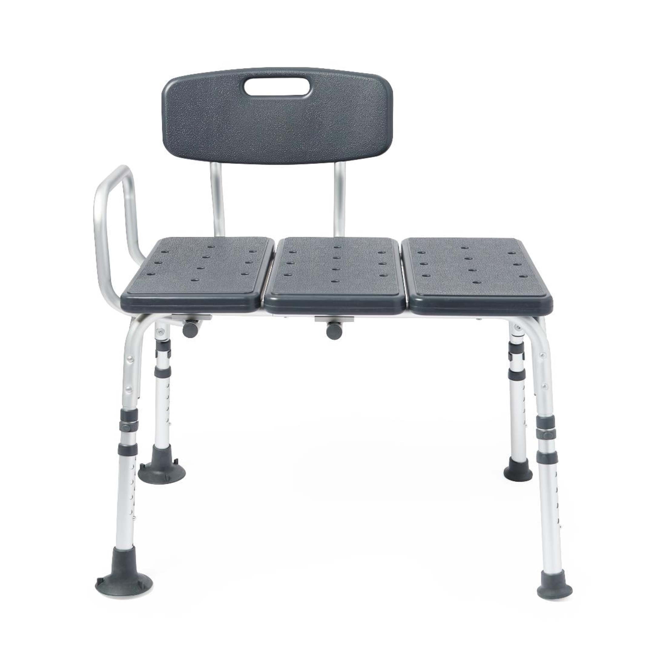 Medline Transfer Bench with Back & Microban®