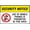 Warning Sign 4, variant on Warning Sign - Tsunami Warning Alert, 8"x12" Metal Safety Sign, for Coastal Areas, Seaside Communities, Natural Disaster Sign, Emergency Warning