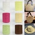 thumbnail image 3 of 280-300M/roll Raffia Paper Knitting Yarn New DIY Woven Straw Cap Crochet Thread Hand Knit Hat Handbag Sewing Accessories C Other, 3 of 6