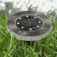 thumbnail image 6 of FKHouse 8 Pack Outdoor Solar Garden Landscape Ground Lights with Waterproof (White), 6 of 6