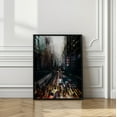 thumbnail image 3 of streets of Hong Kong Framed Art Modern Wall Decor, 3 of 15