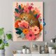 thumbnail image 4 of QISVANSET Sleeping Leopard With Flowers Canvas Wall Art 15.75x11.81 Inches, 4 of 5