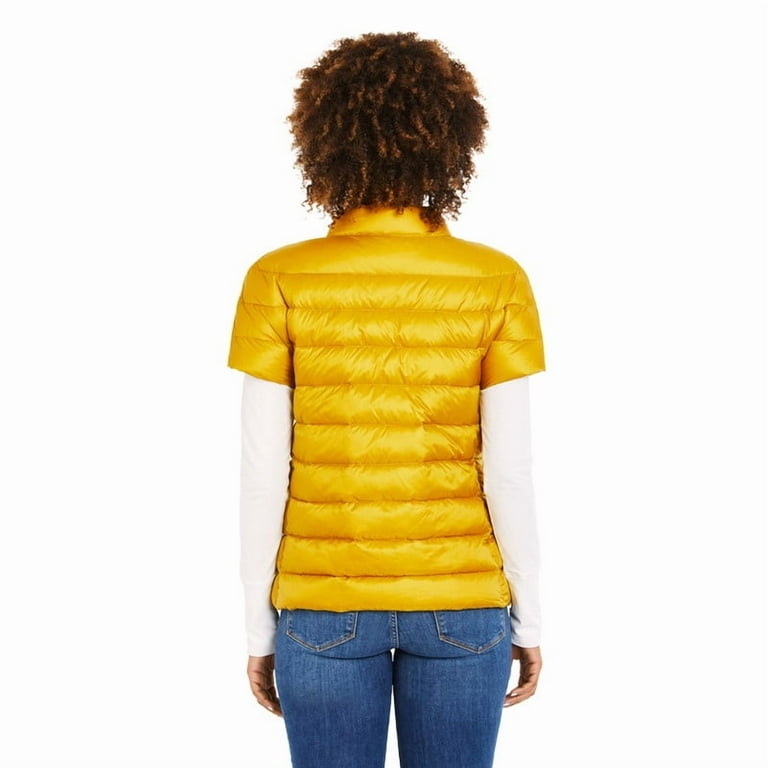 Martha Stewart Women's Short Sleeve Quilted Down Puffer Vest