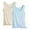 Sky Blue, variant on LADIGASU Women Ladies Solid U-neck Tank Pajama Tops 3pc Bottom Tops