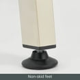 thumbnail image 4 of mDesign Metal Blanket & Towel Wall Ladder Rack for Bedroom/Bathroom, Satin, 4 of 8