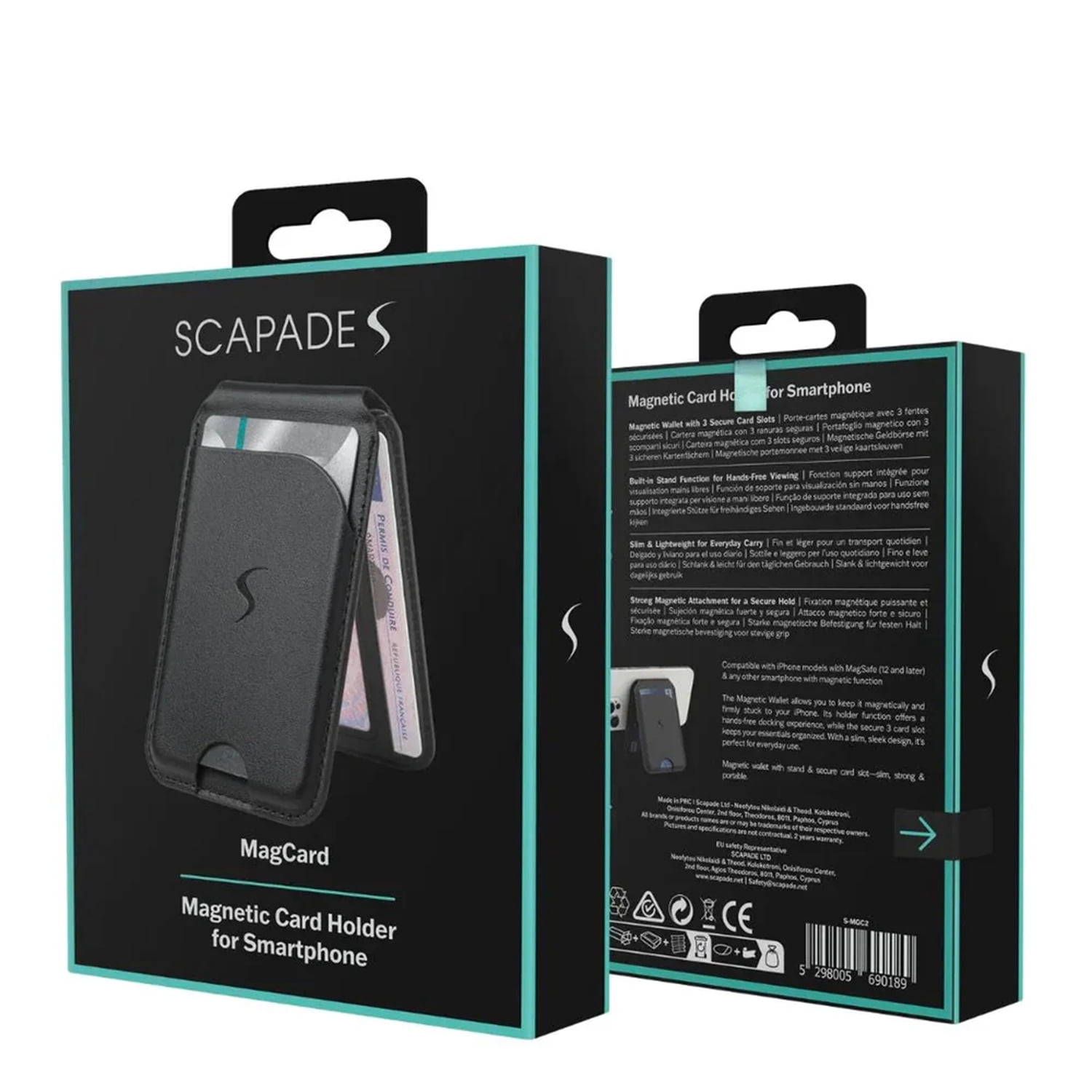 Scapade MagCard Magnetic Card Holder for Smartphone