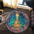 Circle Area Rug, Panels Cute Design Washable Non-Slip Floor Carpet ...