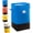 Blue, variant on Large Clear Thick Plastic Storage Box with Hinged Lid, Large Capacity Durable Moving Storage for Home Organization,Camping ,Gear Travel  (Yellow,M)