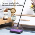 Eyliden Manual Carpet Sweeper, Pet Hair & Dust Collector for Low