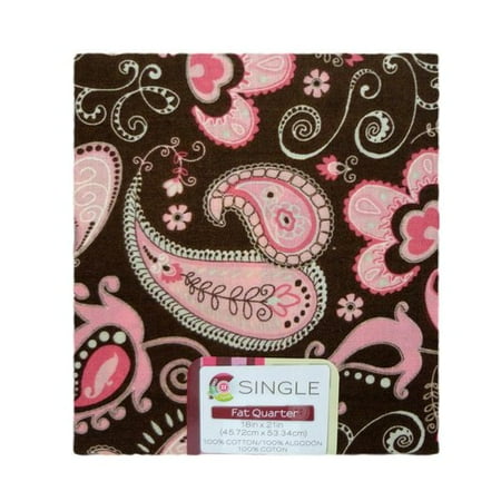 Creative Cuts 18" x 21" Fat Quarter Assorted Brown Fabric, 1 Each