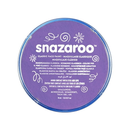 Snazaroo Classic Face Paint, 18ml, Lilac