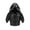 Black, variant on Lindreshi Boys Winter Coat Clearance Toddler Baby Girls Winter Windproof Coat Hooded Warm Outwear Jacket